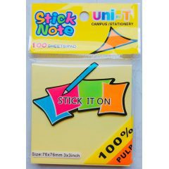 Giấy note vàng 3x3 uni - T