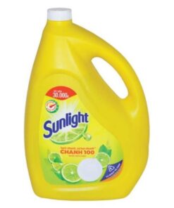 Nước rửa chén Sunlight can 3,6kg - hương chanh