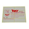 Decal A5 Tomy PC 123
