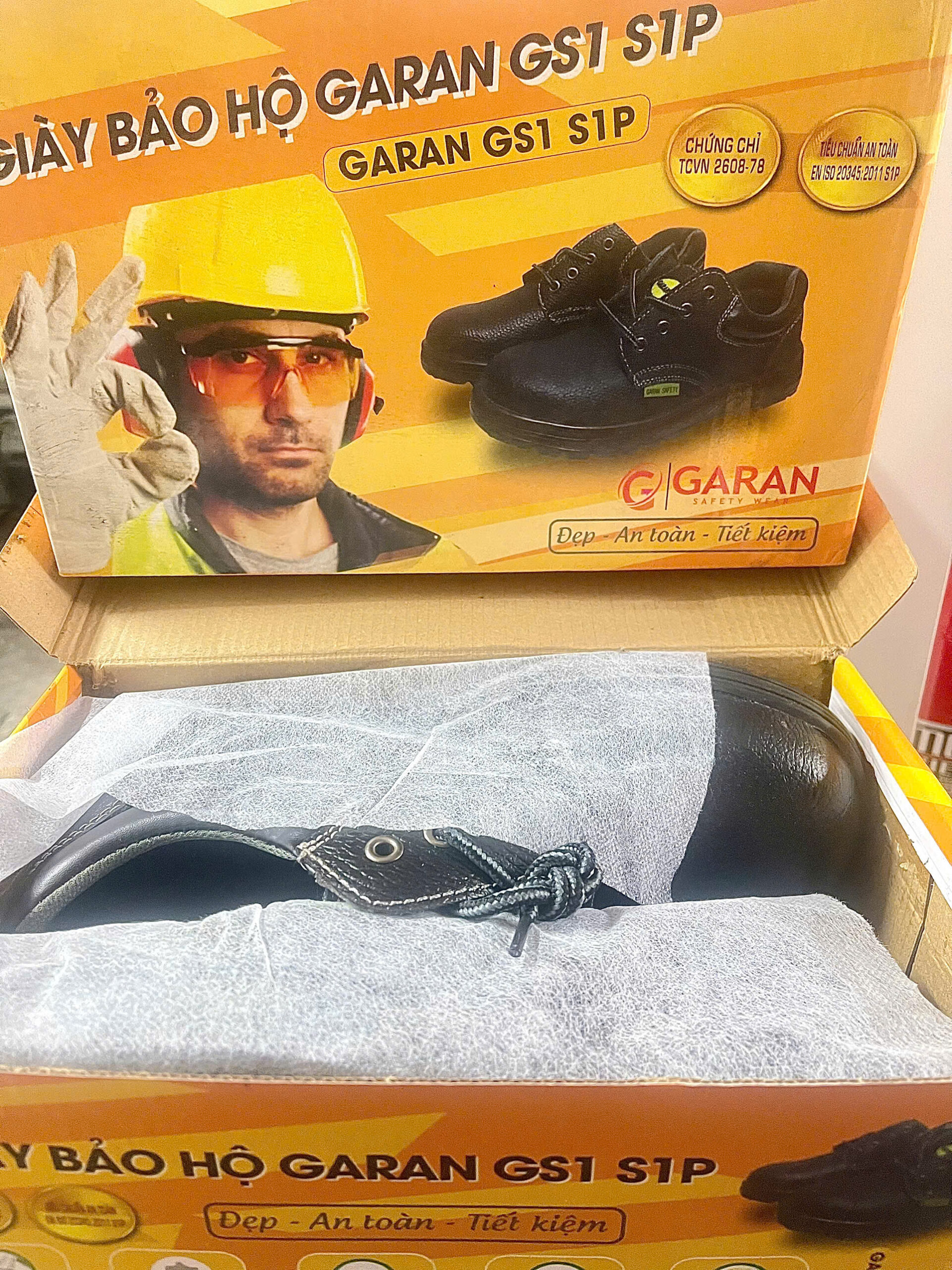 👞 GIÀY BẢO HỘ GARAN SAFETY GS1 – CHẮC CHẮN, ÊM CHÂN, GIÁ HỢP LÝ 💼 - Ảnh 2